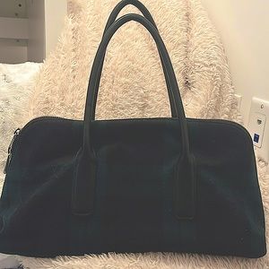 & other stories purse. Classic tartan plaid bag.